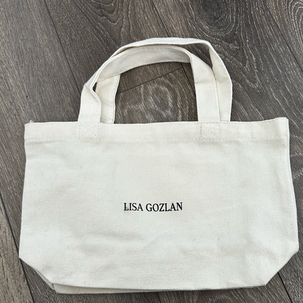 Cream Mini Tote Bag - Lisa Gozlan